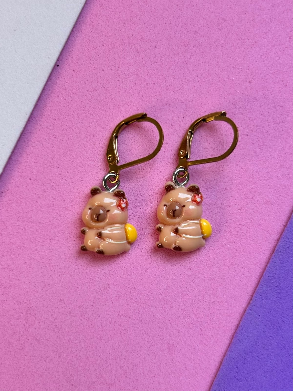 Aretes Capibara Dulce