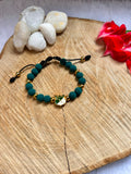 Pulsera Pasión Verde y Blanca