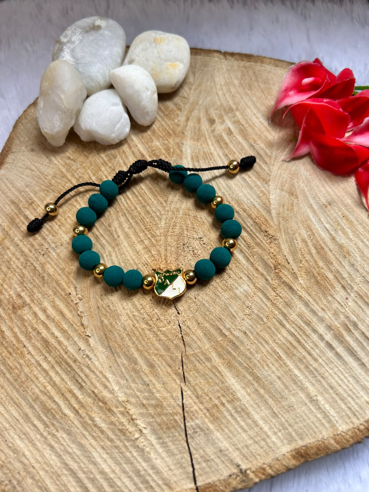 Pulsera Pasión Verde y Blanca