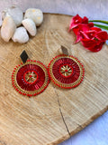 Aretes Rojizo Imperial