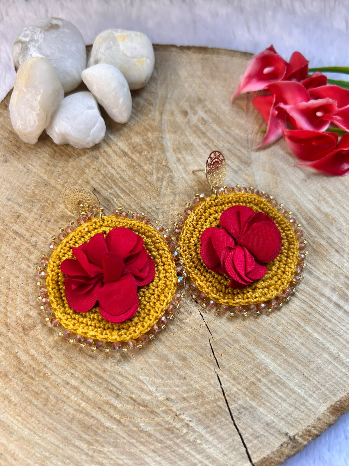 Aretes Flor Imperial