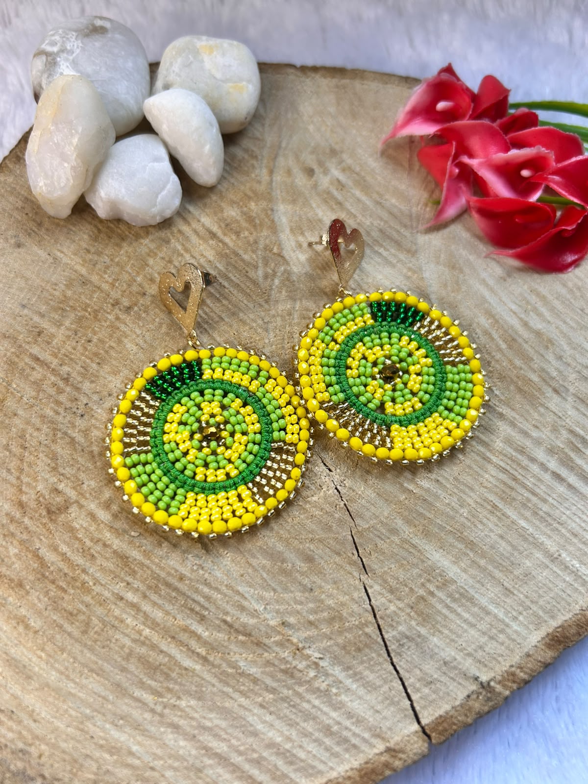 Aretes Esmeralda Solar