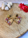 Aretes Corazón Brillante